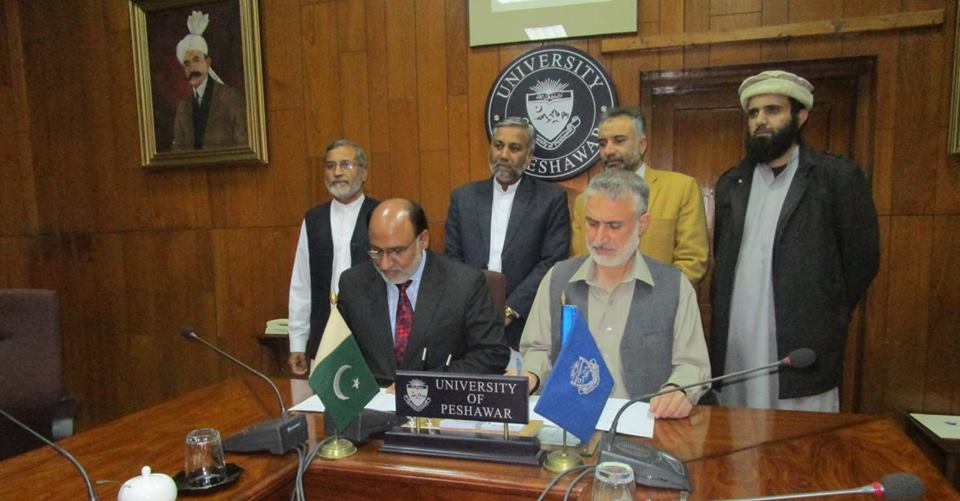 Eduvision and University of Peshawar singed MoU for Career Counselling