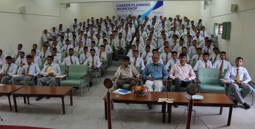 Career Planning Workshop at Cadet College Choa Saiden Shah