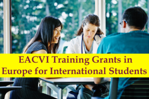 EACVI Training Grants for International Students in Europe