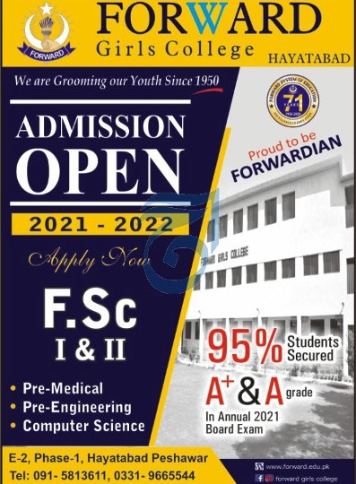admission announcement of Forward Girls College