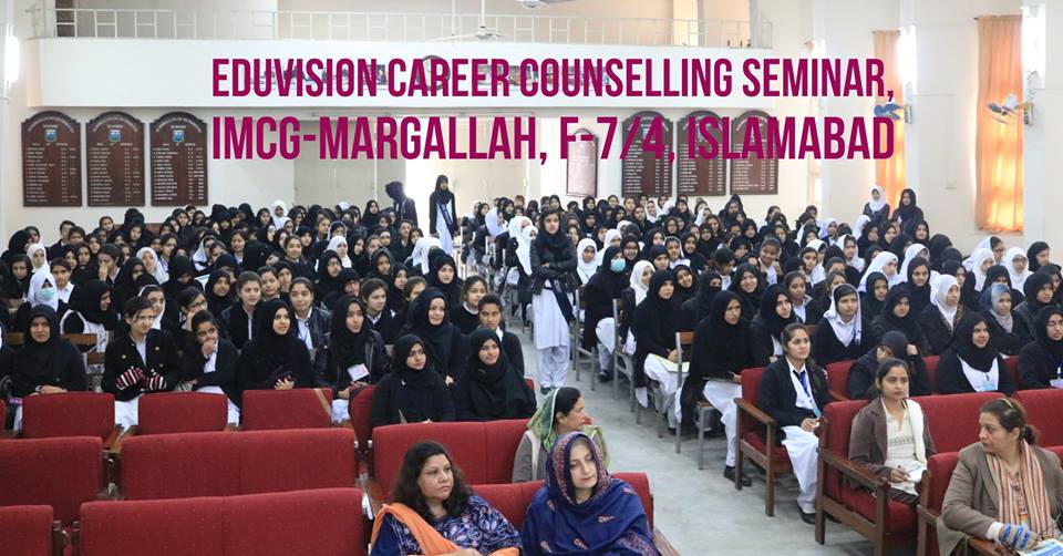 Career Counselling seminar at IMCG Margallah college F-7/4 Islamabad