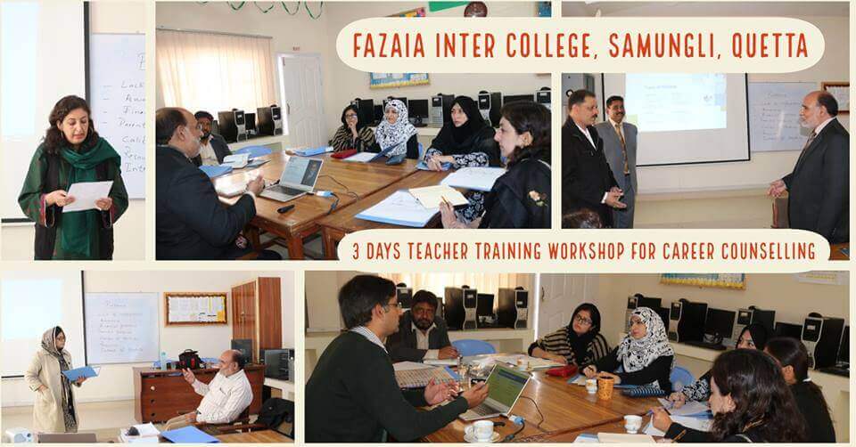 Teacher Training Workshop for Career Counseling Quetta