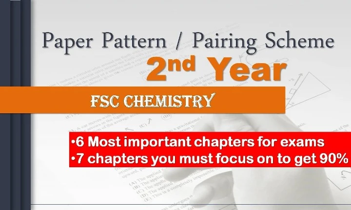 2nd Year chemistry Pairing Scheme and Paper Pattern 2024