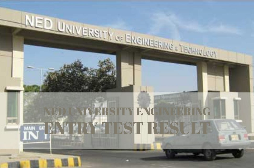 NED UET Answer Key Entry Test 2019