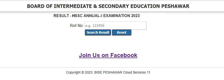 BISEP Peshawar Board 2nd Year 12th Class Result 2023