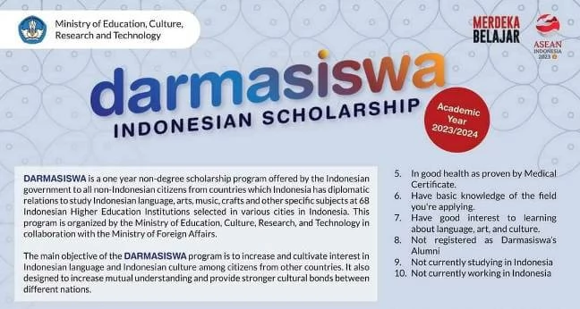 Darmasiswa Indonesian Scholarship