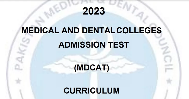 PMDC announces MDCAT Syllabus 2023