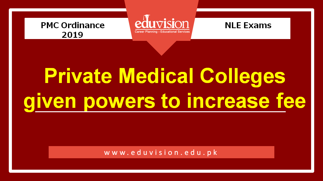 PMC Ordinance 2019: Private Medical colleges given powers to increase fee