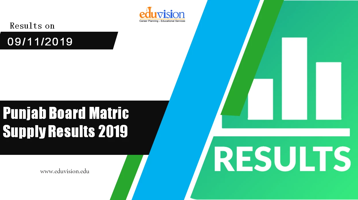 BISE Lahore and all Punjab board Matric Supply result on November 09 2019