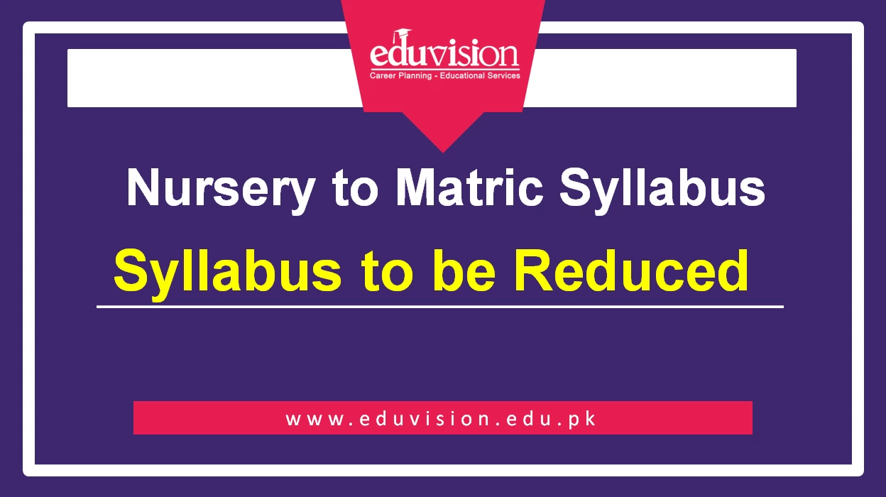 Class 1 to matric Syllabus to be reduced: Smart Syllabus preparation started