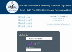 BISE Gujranwala 1st Year 11th Class Result 2023