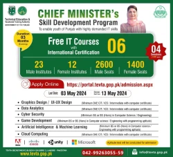 Free IT Courses for Youth under CM Punjab Skill Development Program
