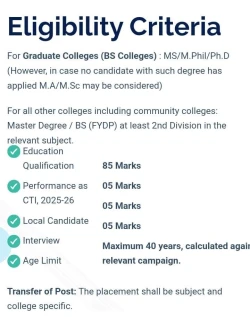 Punjab announces Induction for College Teaching Interns CTI 2026 