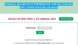 Federal Board FBISE 11th class 1st Year Result 2023