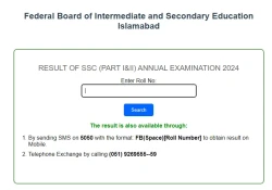 Federal Board FBISE 9th Result 2025