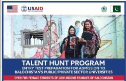 USAID announces Entry Test Preparation for Balochistan students