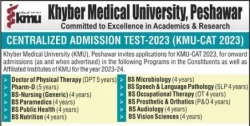 KMU CAT 2023: Admission Test for Allied Health Sciences Announced