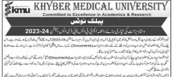KMU issues Alert for Preparation of Documents Medical Admissions 2023