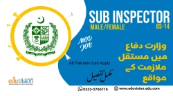 MOD Security Sub-Inspector Jobs 2024