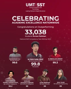 UMT SST Students Secure Outstanding Positions in National Skills Competency Test 2026 (by HEC)