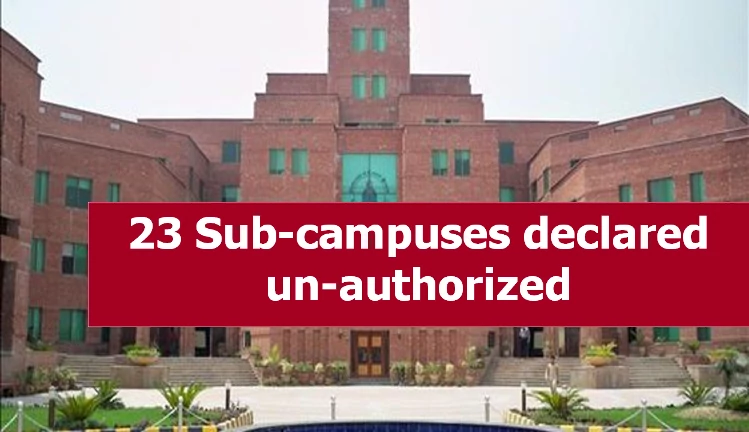 23 campuses of private universities declared un-authorized