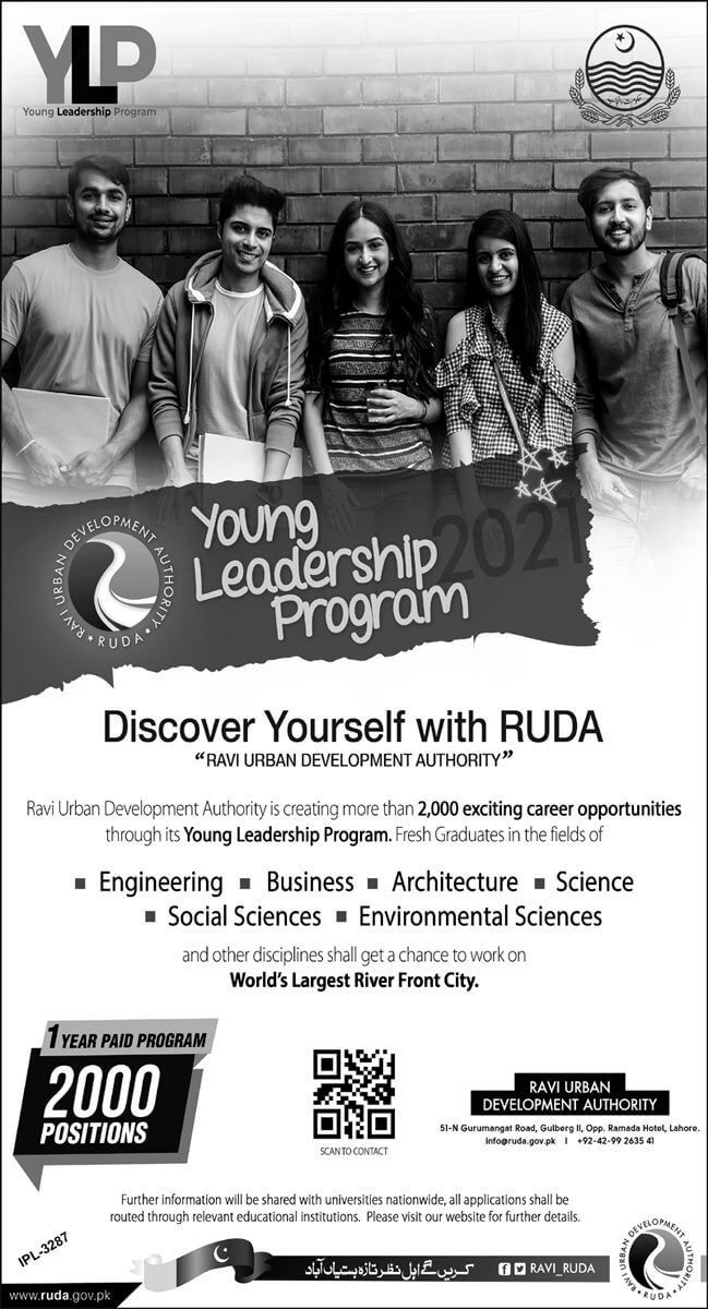 RUDA announces Yong Leadership Program: 2000 paid positions for Fresh Graduates