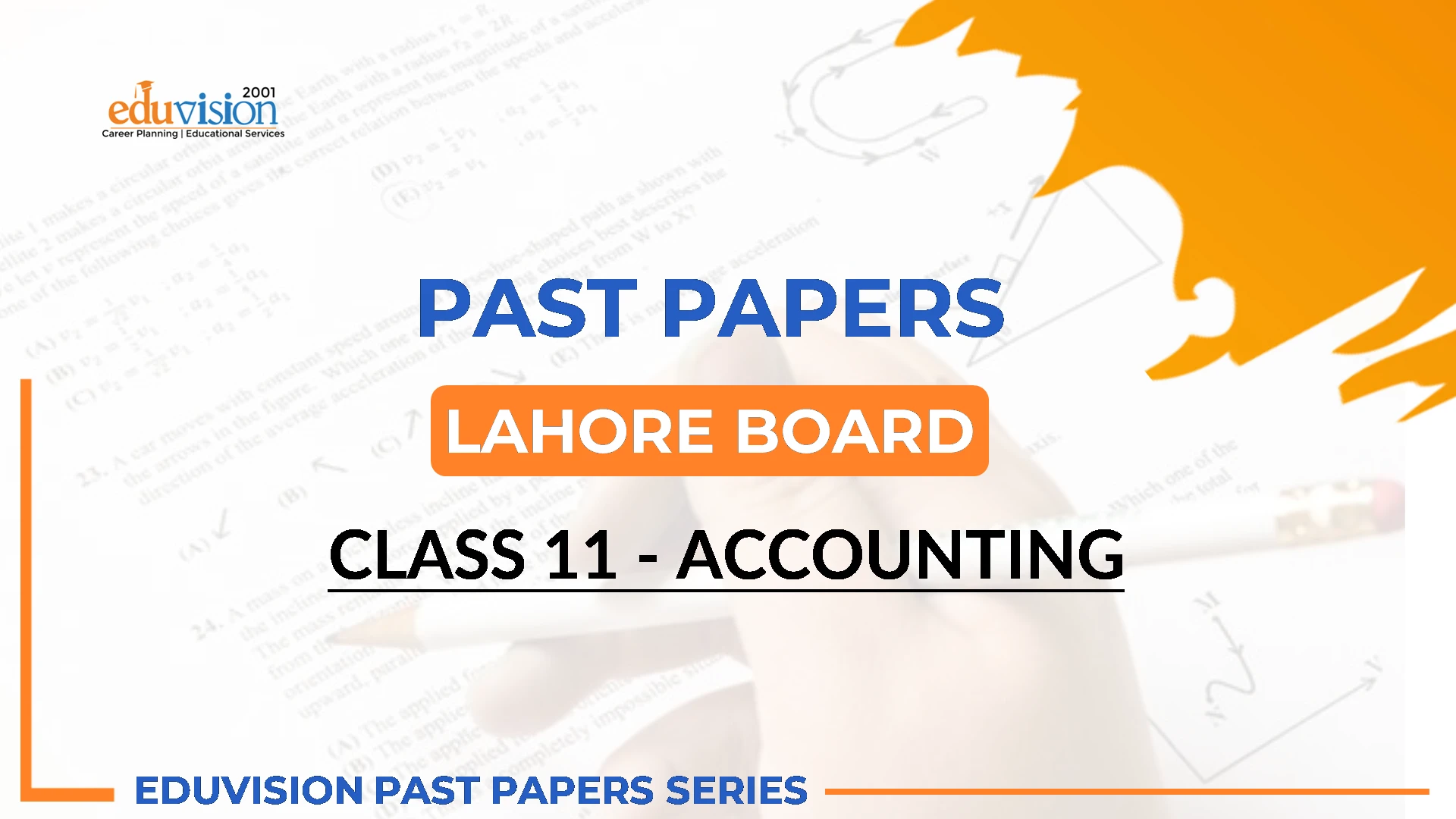 Accounting 1st Year Bise Lahore Past Papers 2025-2020