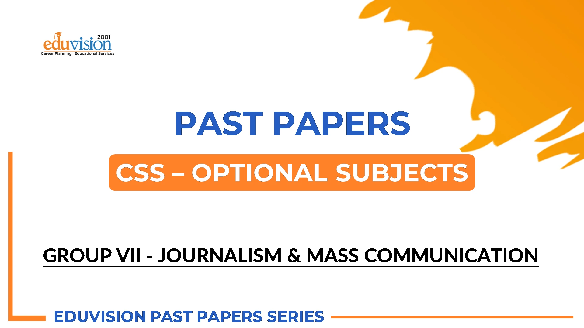 Journalism & Mass Communication CSS FPSC Past Papers 2025-2020