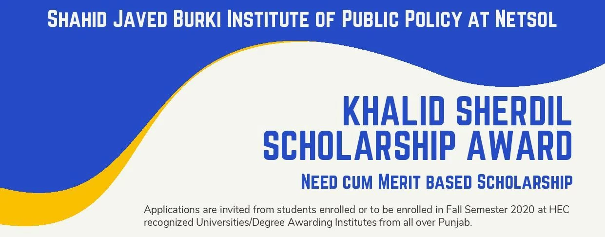 Khalid Sherdil Undergraduate and Masters Scholarship