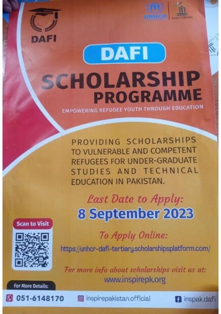 Unhcr Dafi Scholarships For Undergraduate And Vocational Education