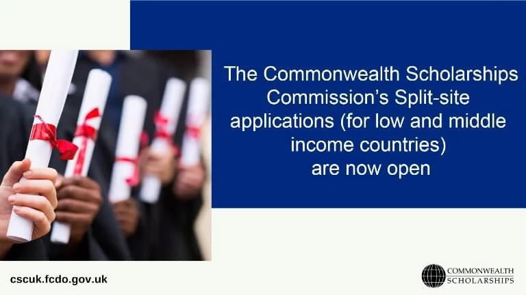 Commonwealth CSC Split-site PhD Scholarship