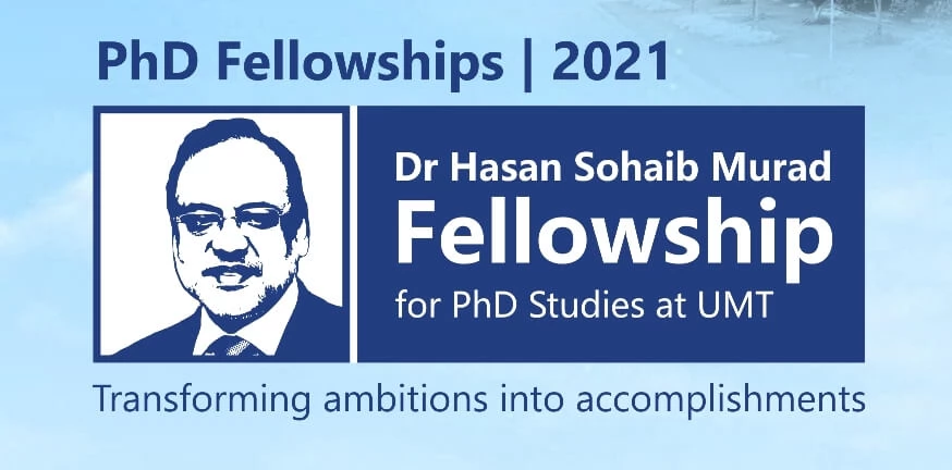 Dr Hasan Sohaib Murad PhD Fellowship at UMT
