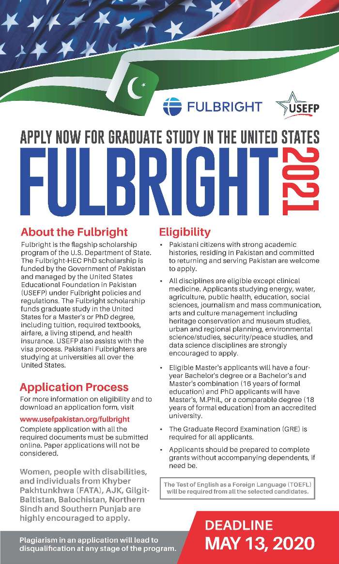 Usefp Fulbright Scholarship For Masters And Phd