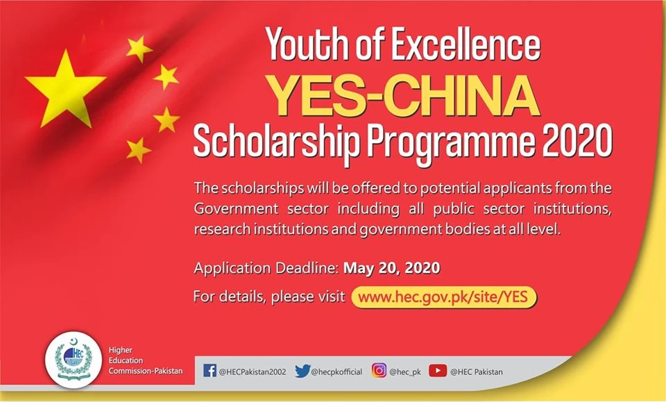 Youth of excellence scheme YES china scholarship