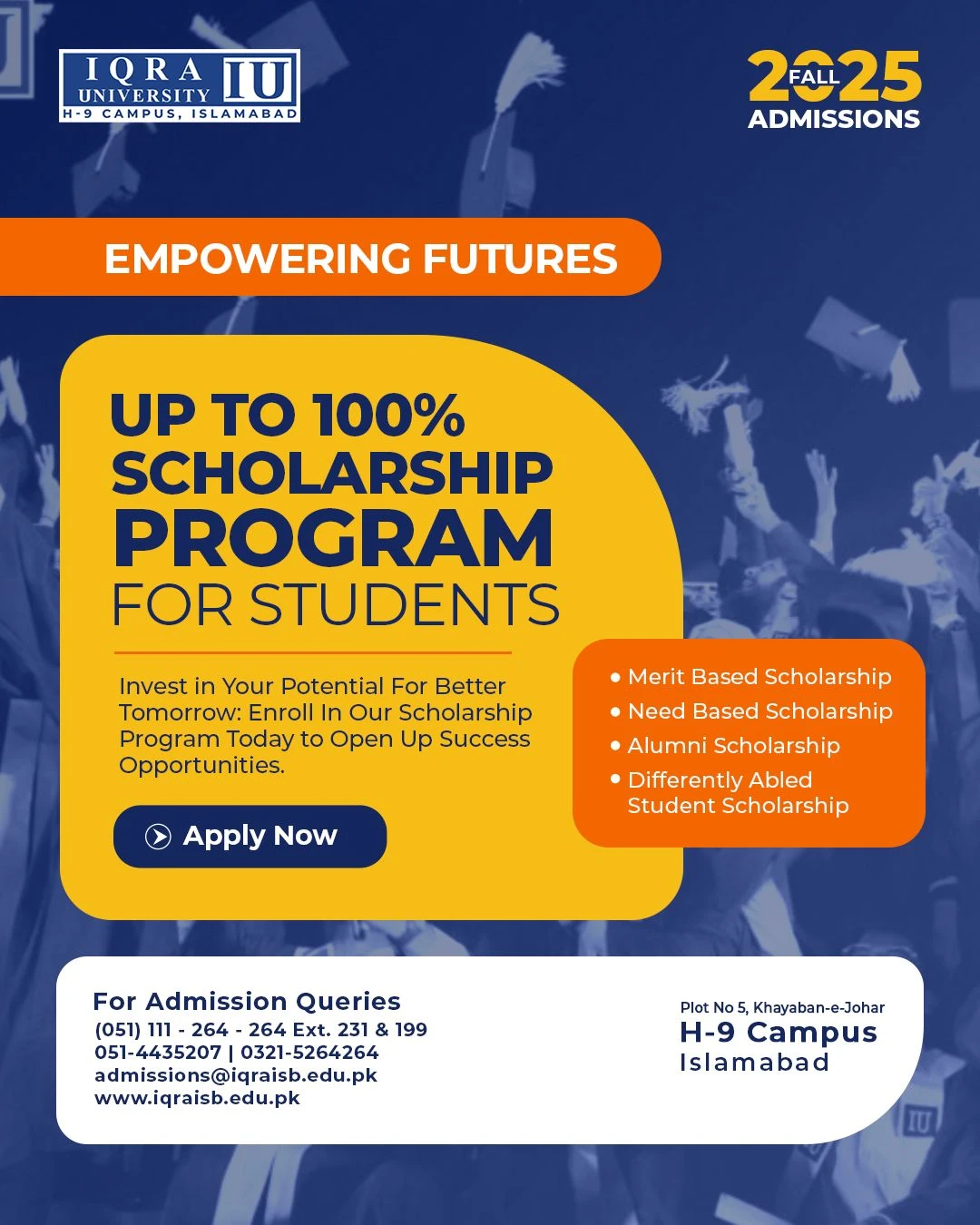 Scholarships and Financial Assistance at Iqra University – Your Gateway to Affordable Excellence
