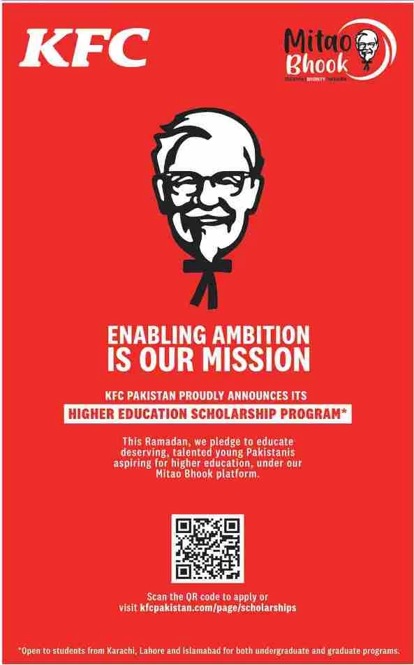 KFC Higher Education Scholarship