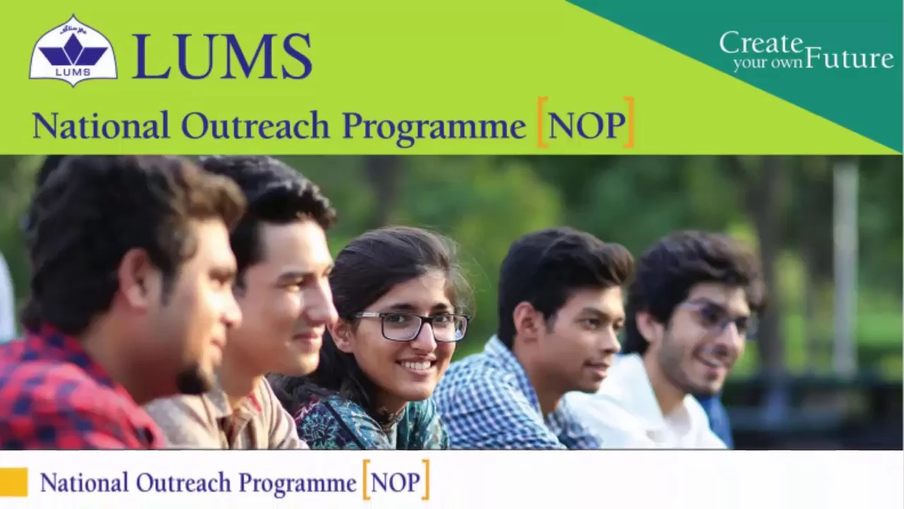 National Outreach Program Scholarship LUMS NOP