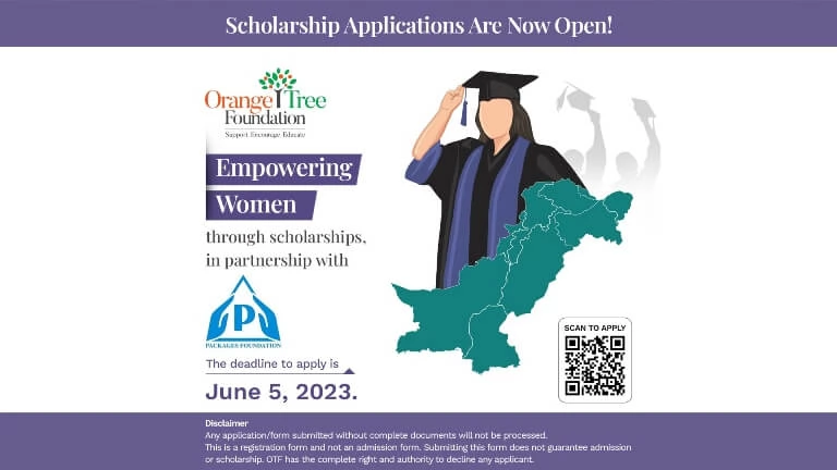 Orange Tree Foundation Scholarship for Female University Students