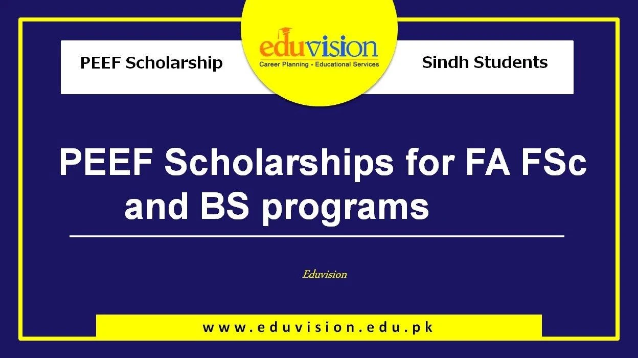 PEEF announces Sindh Scholarship