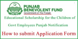 punjab-benevolent-fund-scholarship-for-govt-employees-children