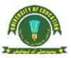 UNIVERSITY OF EDUCATION [ Faisalabad Campus ]