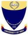 UNIVERSITY OF WAH